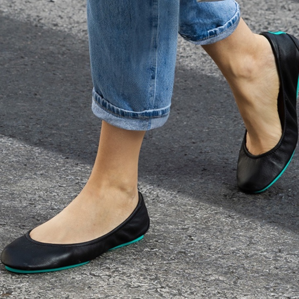 Tieks Blue and Teal Ballet Flats